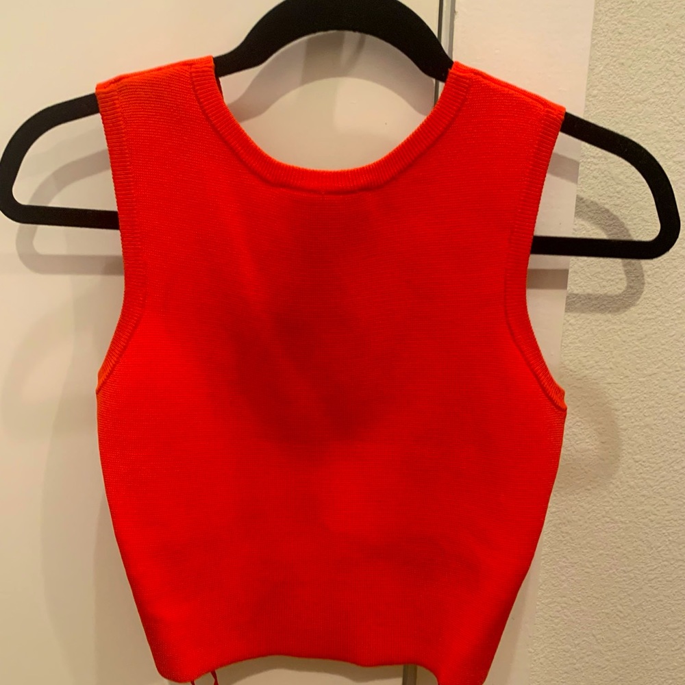 Kendall & Kylie red crop top
